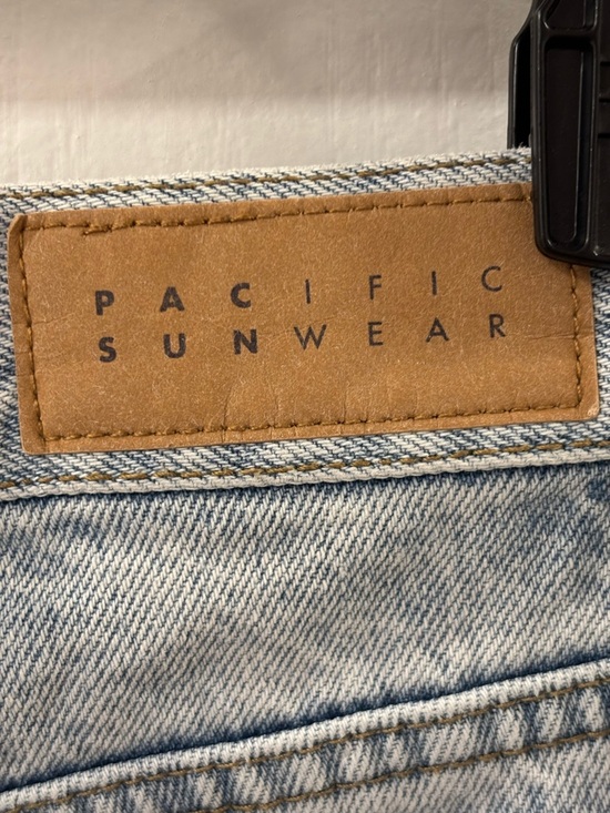 PacSun High Rise Straight Distressed Ripped Knees Cotton Jeans size 25 - Picture 8 of 16